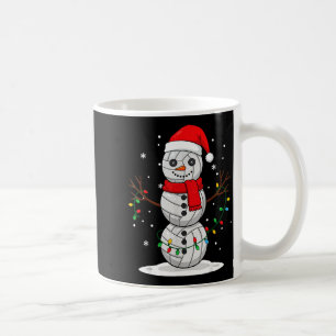Mug Noël Volleyball Bonhomme de neige Chapeau de Père