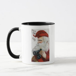 Mug NoëlPère Noël avec jumelles