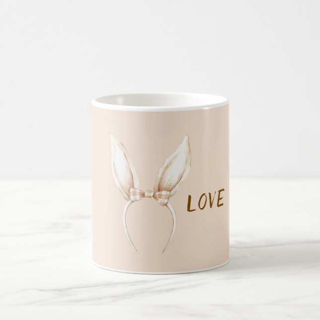 Mug Nœud aux oreilles de lapin crème (Centre)