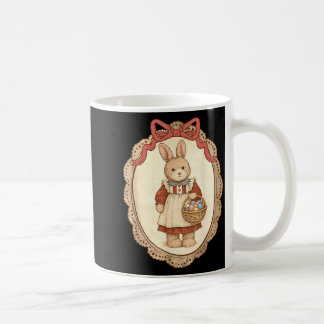 Mug Nœud Coquette Lapin Drôle Œufs Lapin Pâques Joyeux