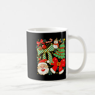 Mug Nœud Coquette Père Noël Joyeux Noël Femmes Xma