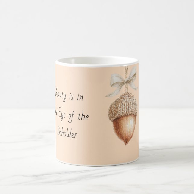 Mug Nœud de crême de noisette de pêche cosy (Centre)