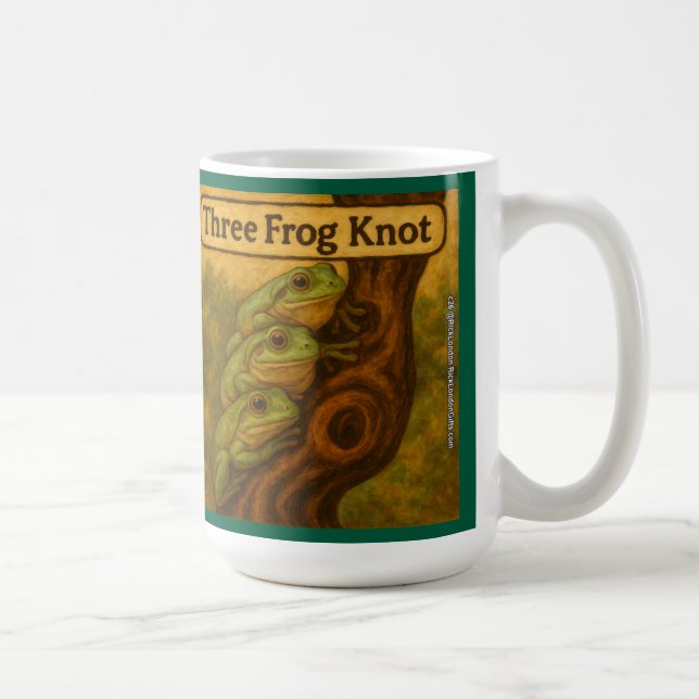 Mug Nœud des trois grenouilles – Jeu de mots fantaisis (Droite)