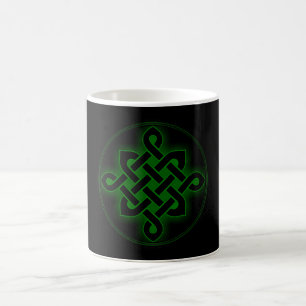 Mug noeud vert celtique mystique viking symbole spirit