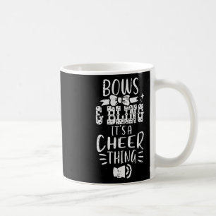 Mug Nœuds de meneuse de claque Bling Chose de pom-pom