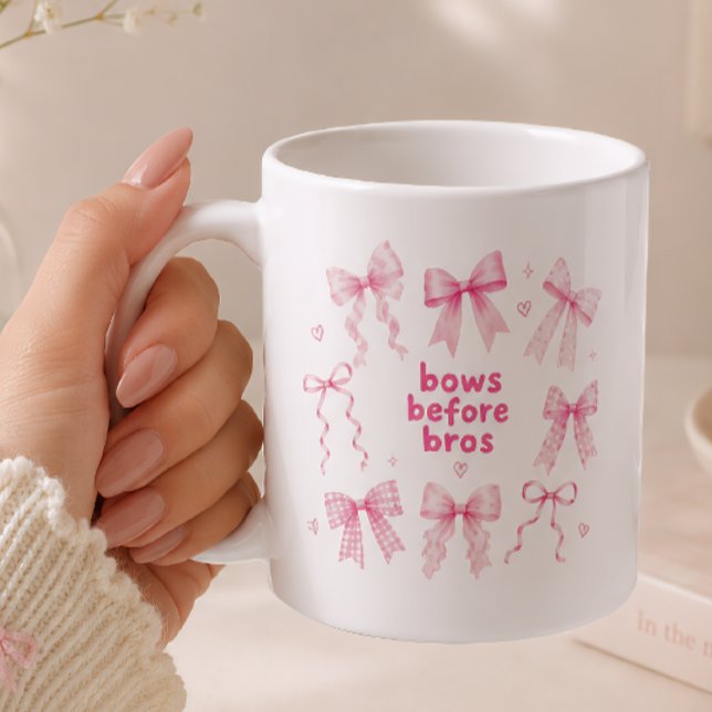 Mug Nœuds Drôles Avant Bros Mignon Cadeau Coquette Ros (Créateur téléchargé)