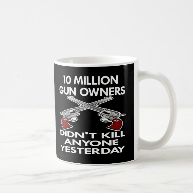Mug Noir 10 millions de mise à mort de propriétaires (Droite)