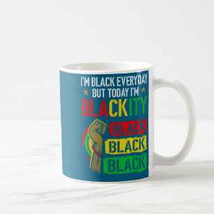 Mug Noir africain noir pouvoir juneteenth noir