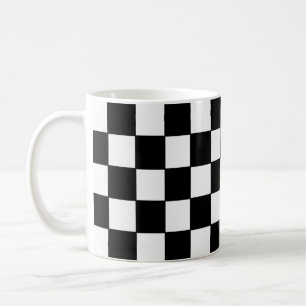 Mug Noir blanc coché