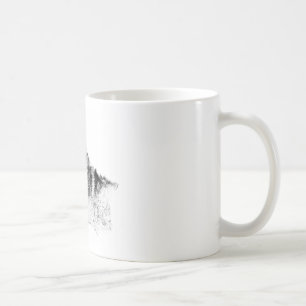 Mug Noir Blanc Inspiration Wolf Eyes