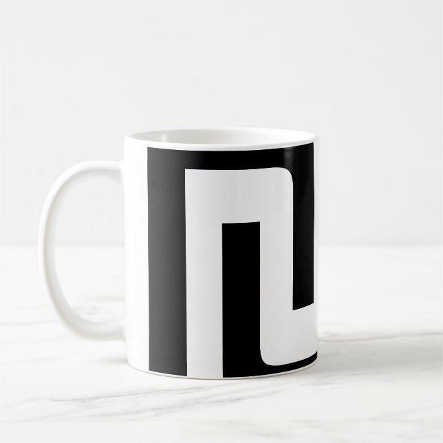 Mug Noir & blanc Motif moderne 4Jack (Gauche)