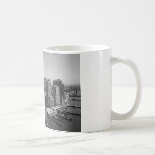 Mug Noir blanc New York City Skyline (Droite)