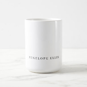 Mug Noir blanc unique Classic Nom professionnel