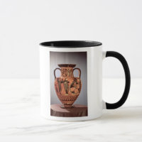 Noir-chiffre grec amphora