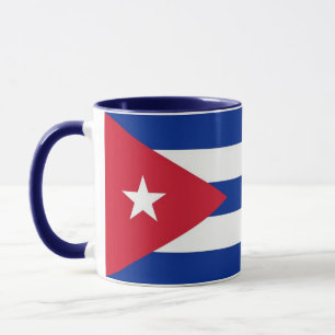 Mug noir Combo avec drapeau de Cuba