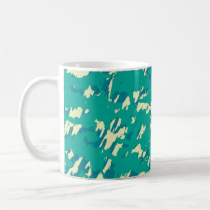 Mug Noir Couleur sans joint Art vintage. Vivid Répété