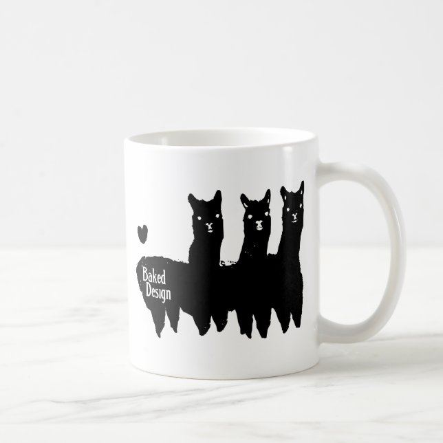 MUG NOIR D'ALPAGA (Droite)