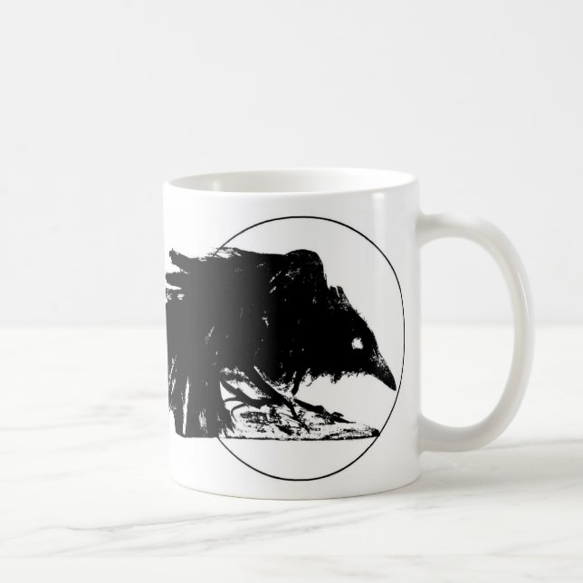 Mug Noir de suie Raven (Droite)