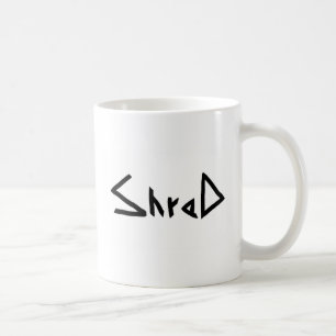 Mug noir du snowboarding logo9