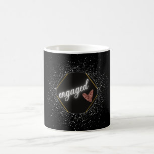 Mug Noir et argent glam engagé