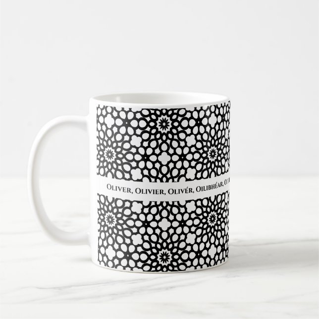 Mug Noir et blanc (Gauche)