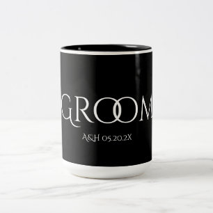 Mug noir et blanc classique