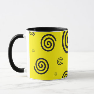 Mug noir et jaune