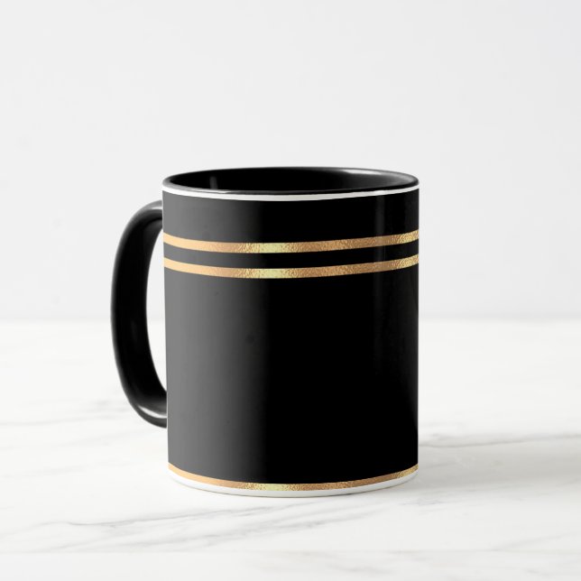 Mug noir et or (Devant gauche)