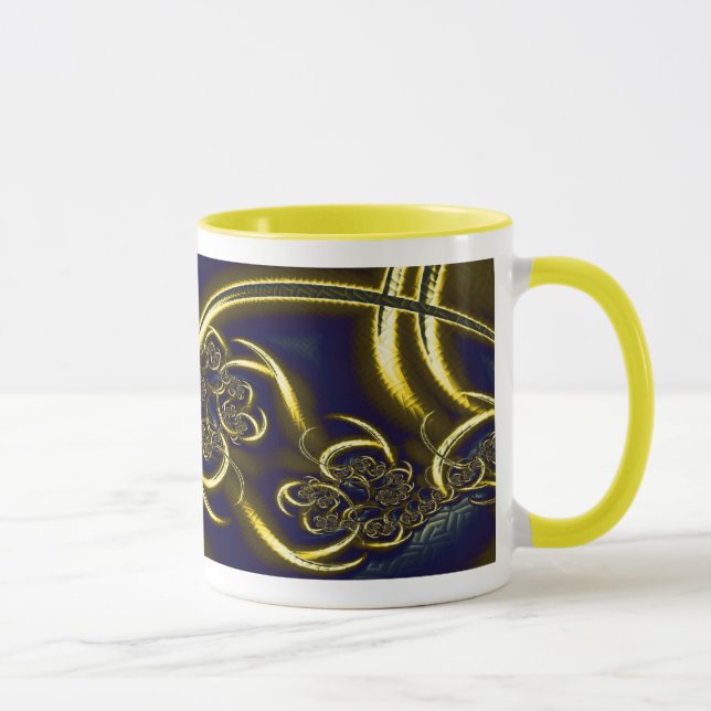 Mug Noir Et Or (Droite)