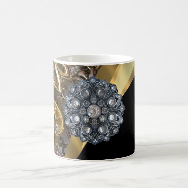 Mug Noir et or bling (Centre)