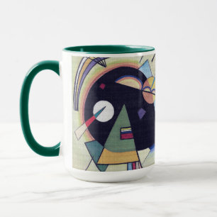 Mug Noir et Violet - Kandinsky Art Abstrait