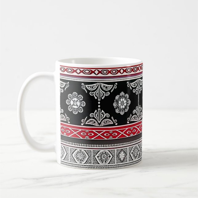Mug noir motif (Gauche)