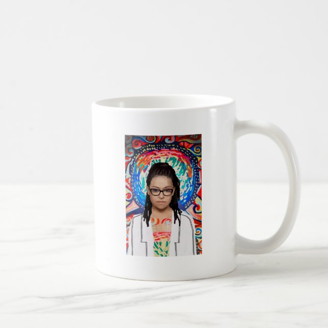 Mug Noir orphelin | Cosima Niehaus - geek chic (Droite)