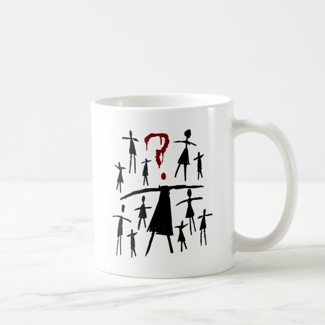Mug Noir orphelin | Helena - croquis de clone (Droite)