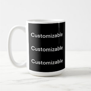Mug Noir PERSONNALISABLE
