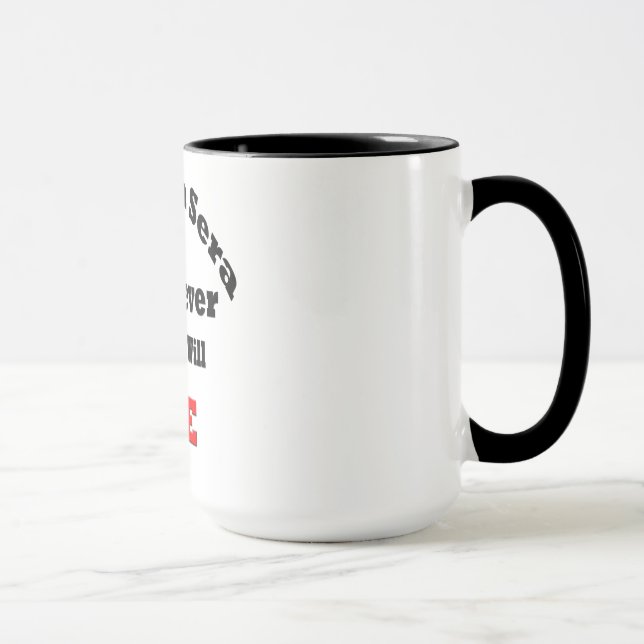 Mug Noir sérums de sérums de Tasse-que de sonnerie de (Droite)