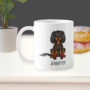 Mug Noir & Tan Cavalier King Charles Spaniel & Nom