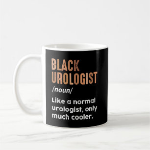 Mug Noir Urologue Définition Drôle Urologie Docteur