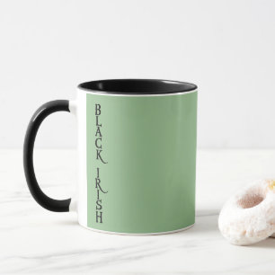 Mug noir vert