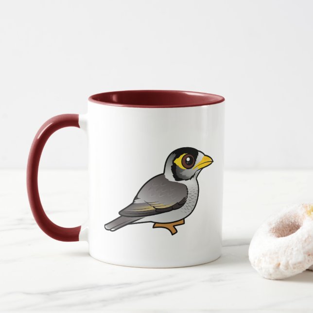 Mug Noisy Miner Birdorable (Avec donut)