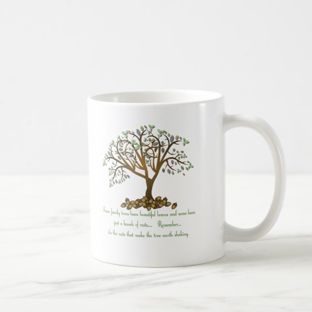 Mug Noix d'arbre familial (Droite)