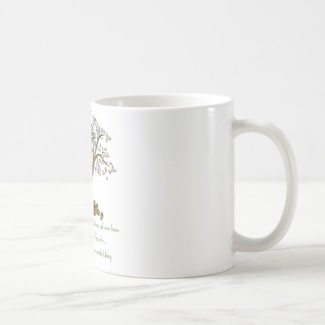 Mug Noix d'arbre familial (Droite)