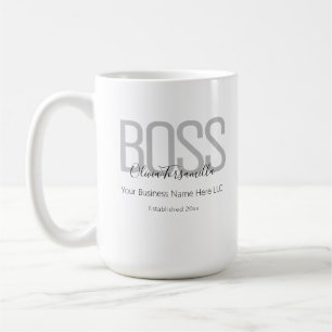 Mug Nom Black Grey Boss