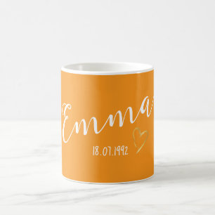 Mug Nom cadeau personnalisé simple et moderne