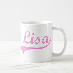 Mug Nom classique de style de Lisa