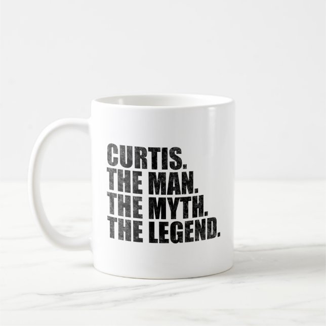Mug Nom Curtis, Curtis L'Homme La Légende (Gauche)