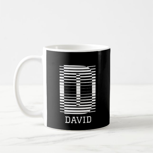 MUG NOM D - INITIAL D - NOM PERSONNALISÉ (Gauche)