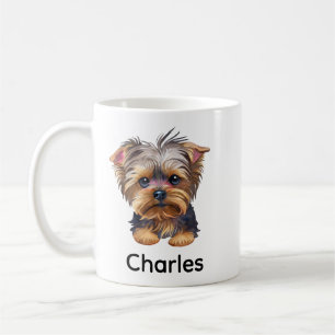 Mug Nom de chien mignon simple adorable réaliste