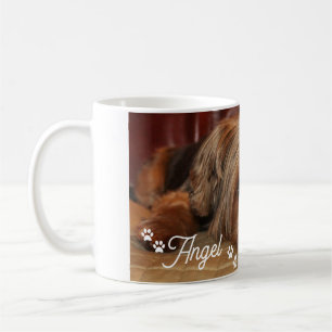 Mug Nom de chien personnalisé Cute Yorkshire Terrier 