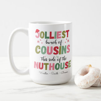 Mug Nom de famille de Noël Cousin réunion correspondan
